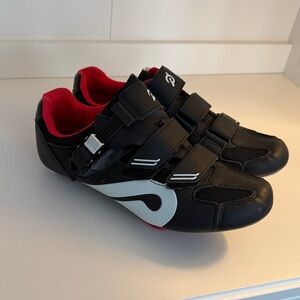 Peloton Black and Red Cycling Shoes